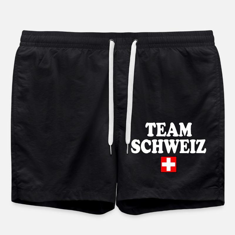 Team schweiz - Short de bain - noir