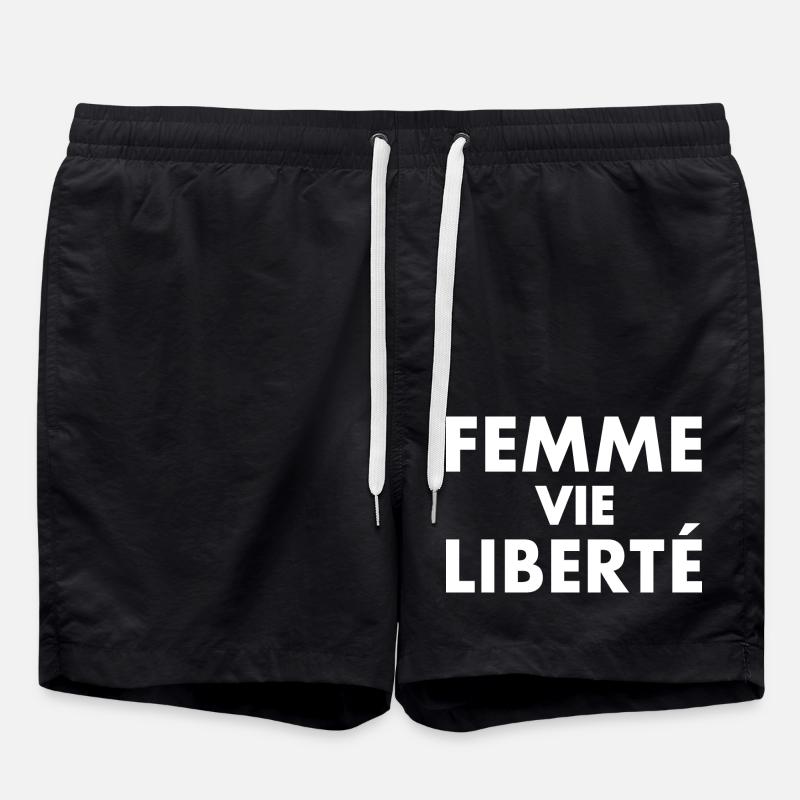 Femme vie liberté - Short de bain - noir