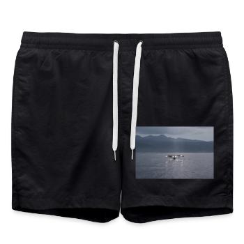 Aileron de baleine - Short de bain - noir - Devant - AI Model Male 185 light (185cm)
