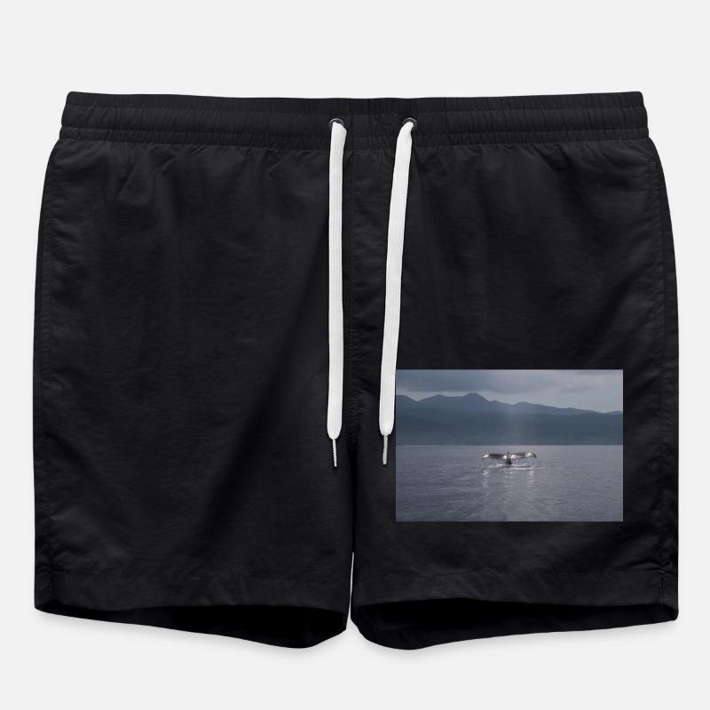 Wal Flosse - Badeshorts - Schwarz