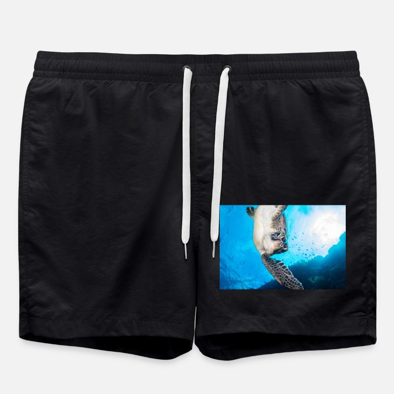 Turtle - Swim Trunks - black