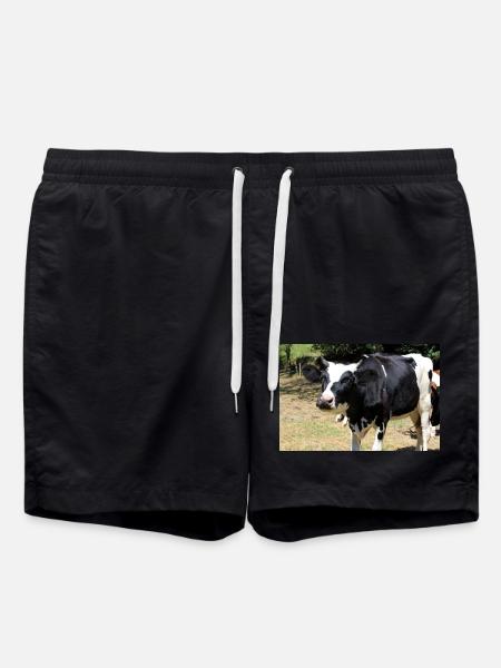 Affiche de vache - Short de bain - noir