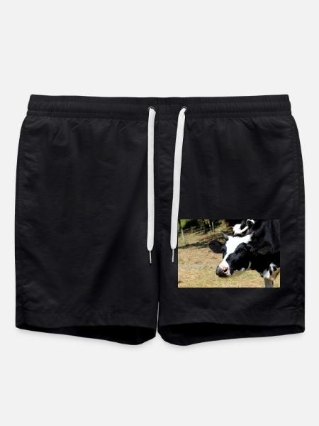 Affiche de vache - Short de bain - noir