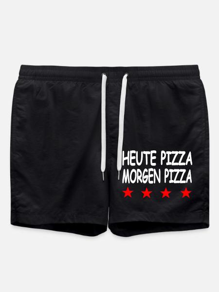 Pizza - Swim Trunks - black