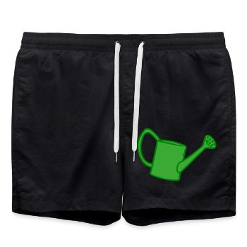 Watering can - Swim Trunks - black - Front - AI Model Male 185 light (185cm)