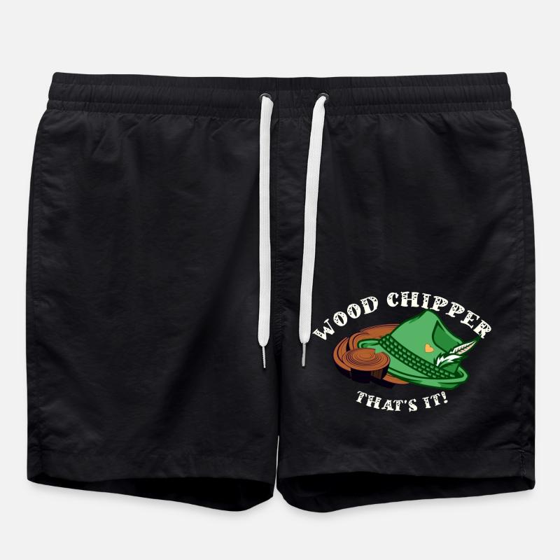 Bûcheron - Short de bain - noir