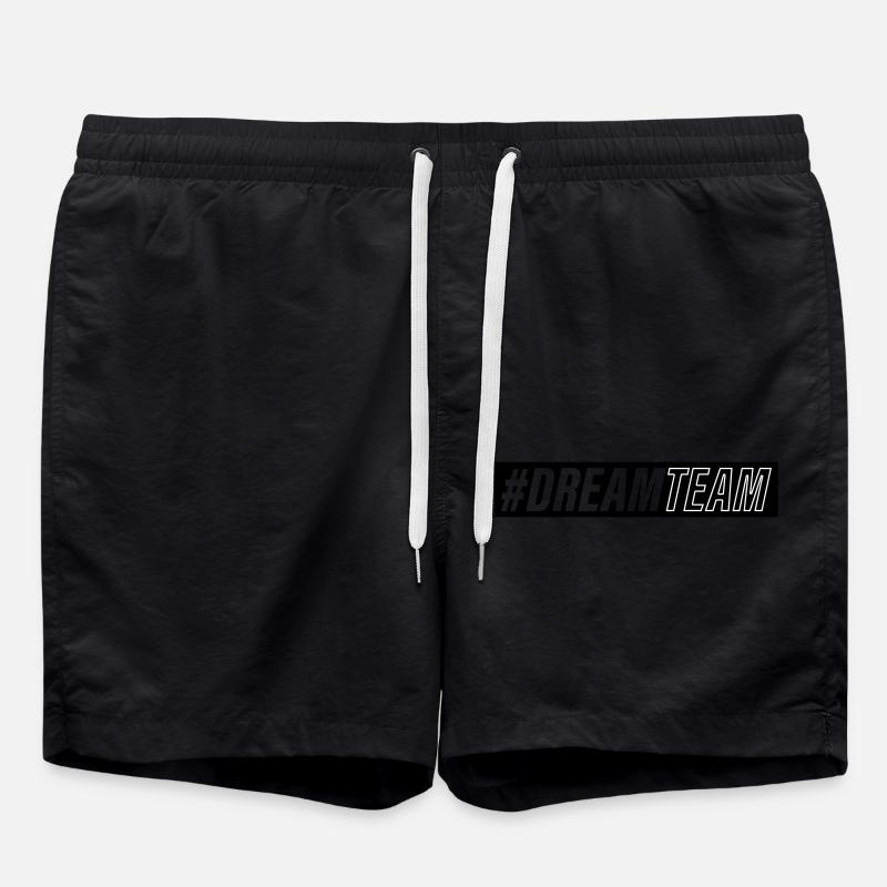 dream team - Badeshorts - Schwarz