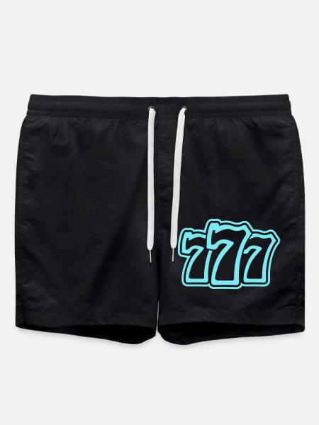 777 - Swim Trunks - black