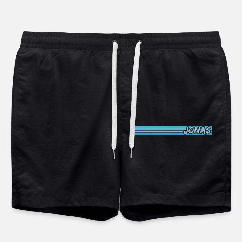 Style Jonas - Badeshorts - Schwarz