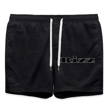 Design moderne Rizz Black - Short de bain - noir - Devant - AI Model Male 185 light (185cm)
