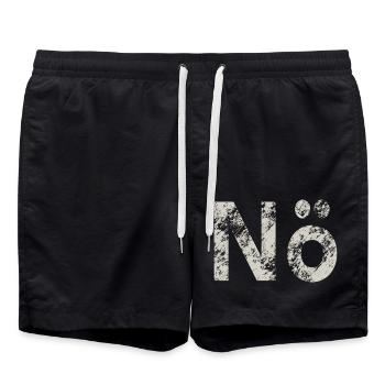 Nö - Badeshorts - Schwarz - Vorne - AI Model Male 185 light (185cm)