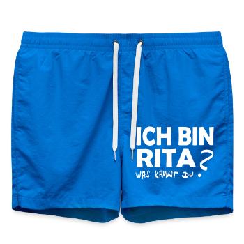 First name rita - Swim Trunks - cobalt blue - Front