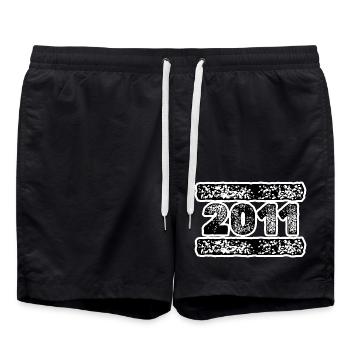 2011 - Short de bain - noir - Devant - AI Model Male 185 light (185cm)