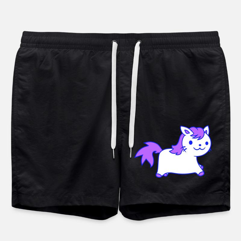 Little Pony Cat Face Équitation - Short de bain - noir