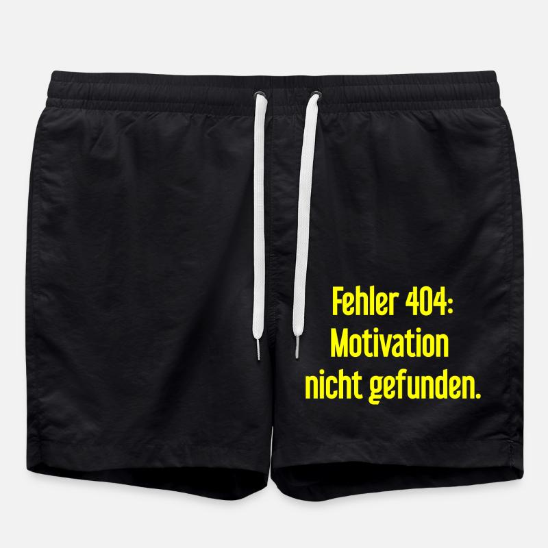 Erreur 404 : Motivation introuvable - Short de bain - noir