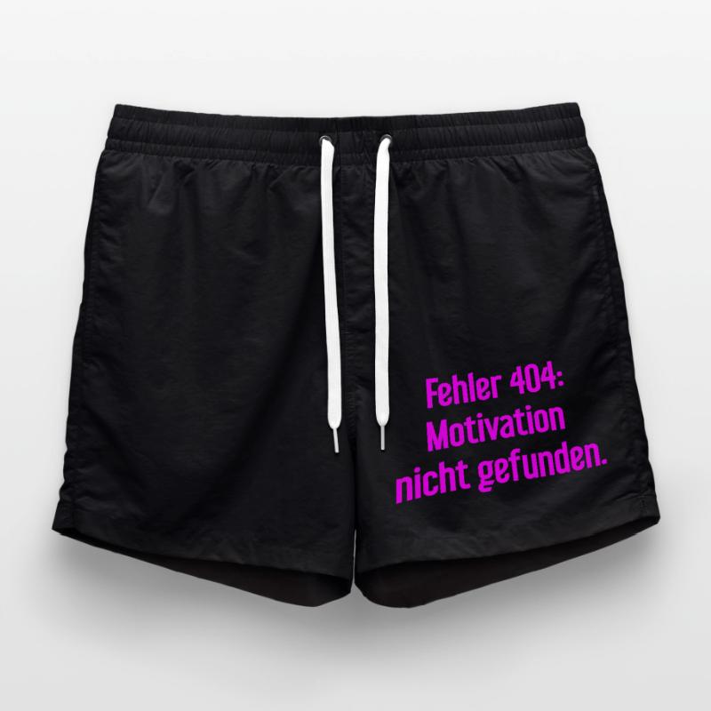 Error 404: Motivation not found Swim Trunks