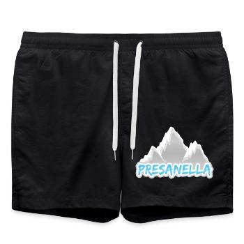 Mount Presanella - Swim Trunks - black - Front - AI Model Male 185 light (185cm)