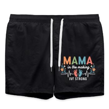 Espoir et force sur le chemin de la FIV - Short de bain - noir - Devant - AI Model Male 185 light (185cm)