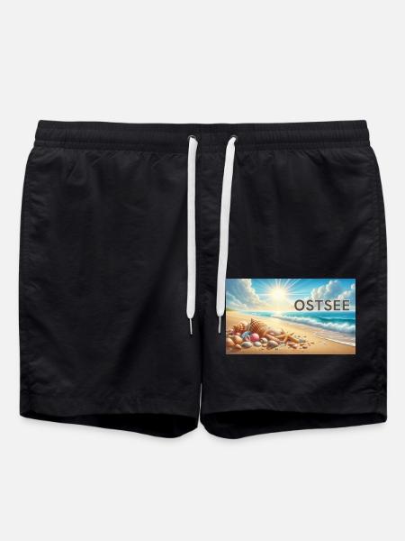 Ostsee - Badeshorts - Schwarz