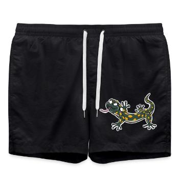 Lizard Climber - Badeshorts - Schwarz - Vorne - AI Model Male 185 light (185cm)