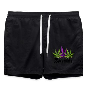 CN 1 - Badeshorts - Schwarz - Vorne - AI Model Male 185 light (185cm)