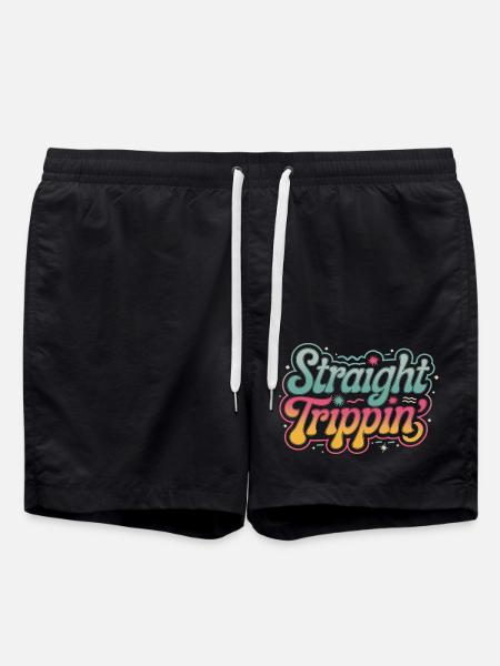 Straight Trippin' 4 - Badeshorts - Schwarz