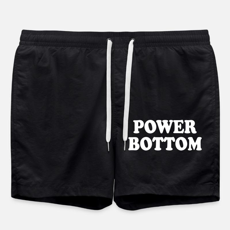 Power bottom - Badeshorts - Schwarz