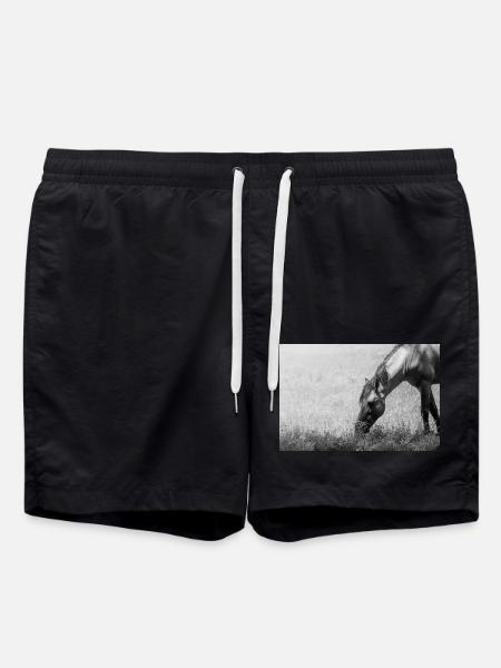 Das Pferd - Badeshorts - Schwarz