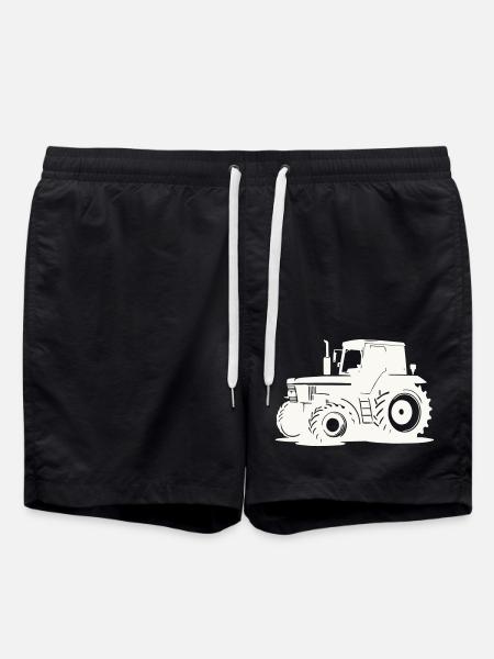 Traktor - Badeshorts - Schwarz