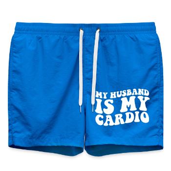 Mon mari est mon cardio - Short de bain - cobalt blue - Devant