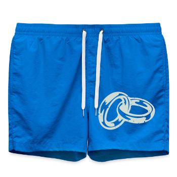 wedding rings - Swim Trunks - cobalt blue - Front