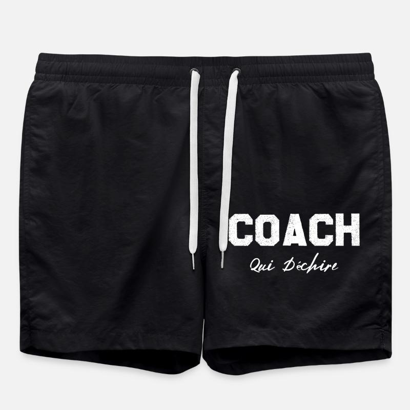 Coach Who - Swim Trunks - black