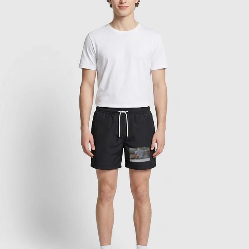 Gebänderte Manguste oder Zebramanguste Zebramanguste Badeshorts