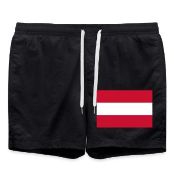Autriche - Short de bain - noir - Devant - AI Model Male 185 light (185cm)