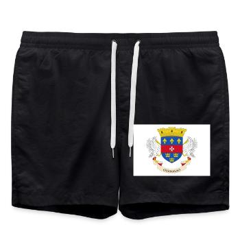 Saint Barthélemy - Swim Trunks - black - Front - AI Model Male 185 light (185cm)