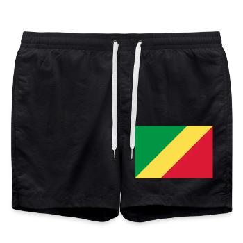 République démocratique du Congo - Short de bain - noir - Devant - AI Model Male 185 light (185cm)
