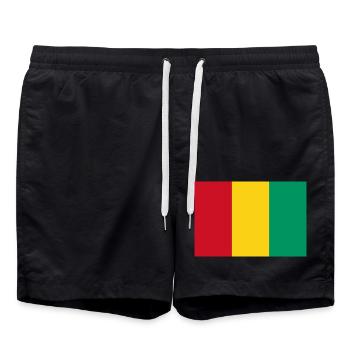 Guinea - Swim Trunks - black - Front - AI Model Male 185 light (185cm)