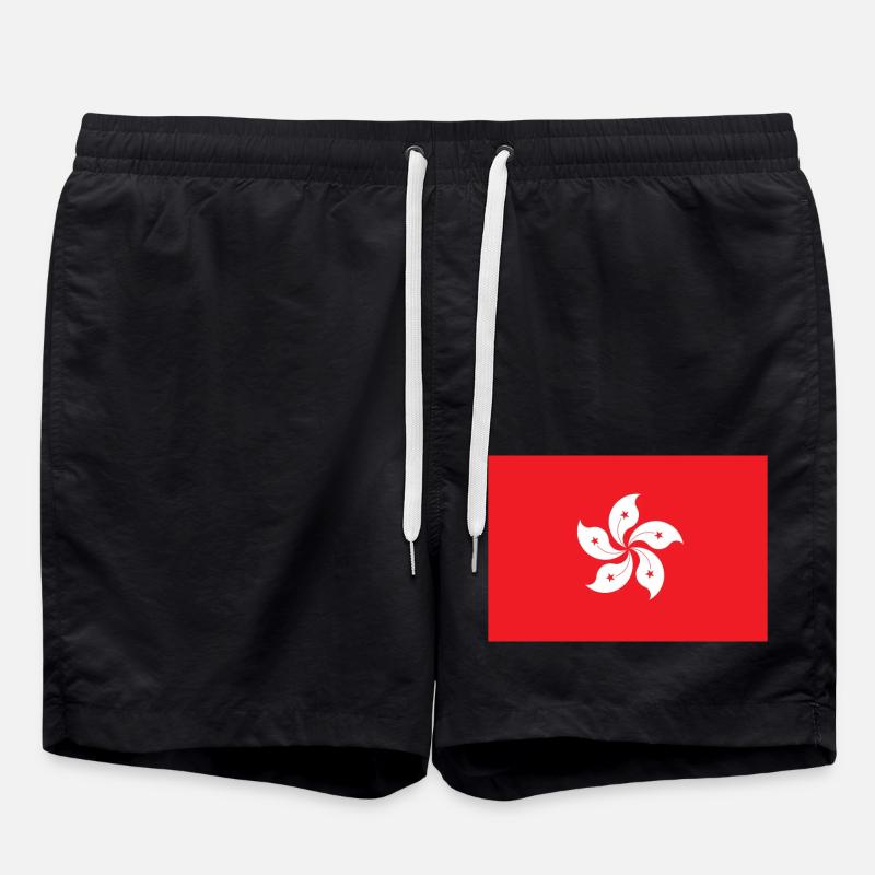 Hongkong - Badeshorts - Schwarz
