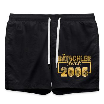 2005 - Badeshorts - Schwarz - Vorne - AI Model Male 185 light (185cm)