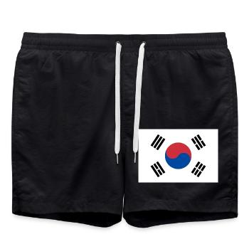 Corée du Sud - Short de bain - noir - Devant - AI Model Male 185 light (185cm)