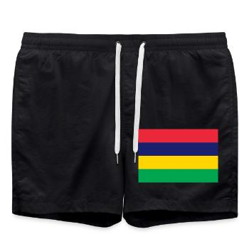Mauritius - Badeshorts - Schwarz - Vorne - AI Model Male 185 light (185cm)