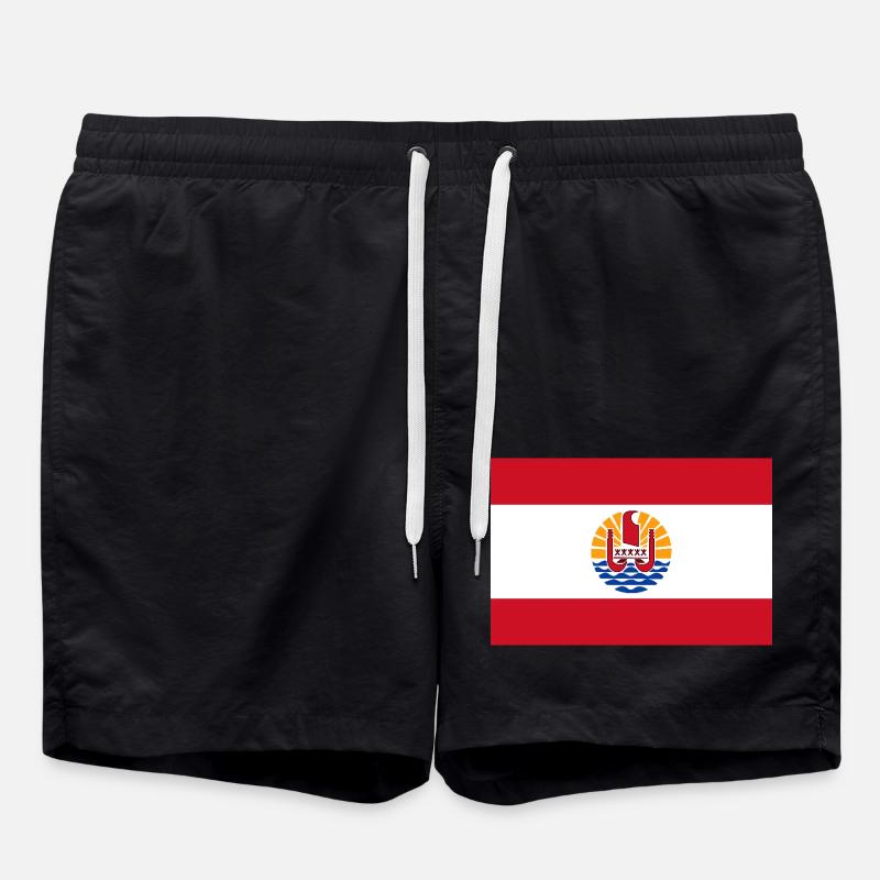 French Polynesia - Swim Trunks - black