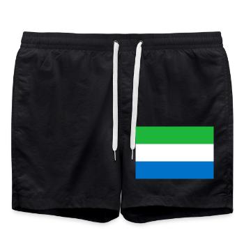 Sierra Leone - Short de bain - noir - Devant - AI Model Male 185 light (185cm)