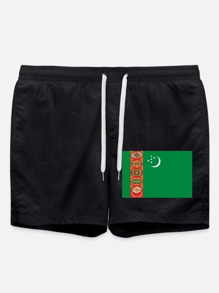 Turkmenistan - Swim Trunks - black