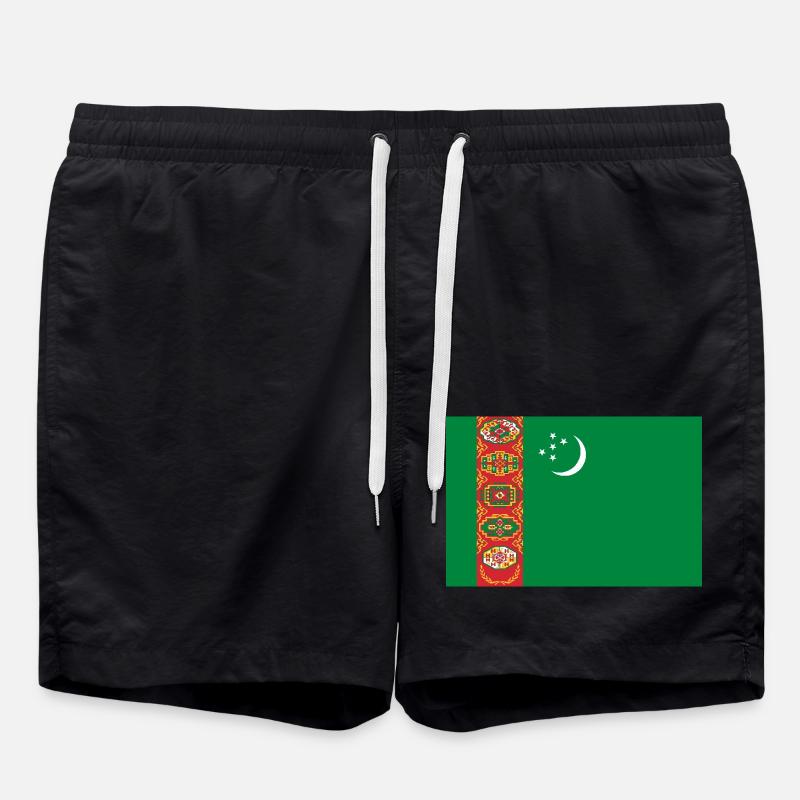 Turkmenistan - Badeshorts - Schwarz