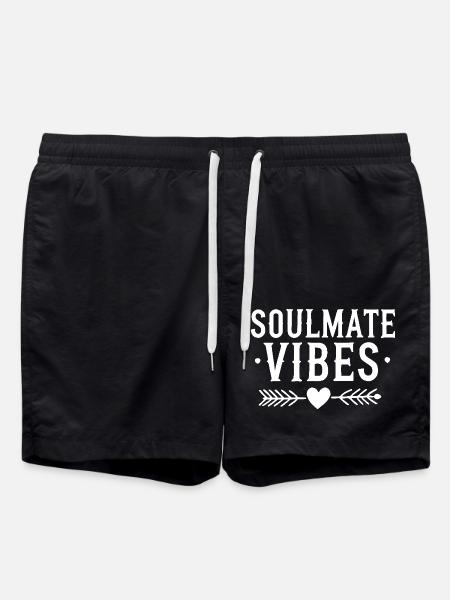 Soulmate Vibes - Swim Trunks - black