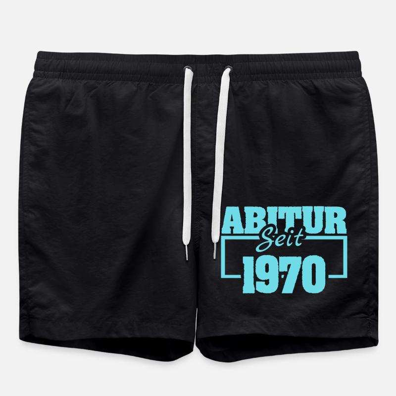 Abitur 1970 - Short de bain - noir