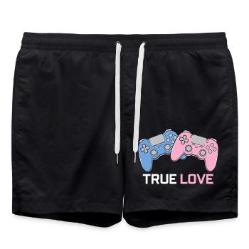 True Love - Short de bain - noir - Devant - AI Model Male 185 light (185cm)