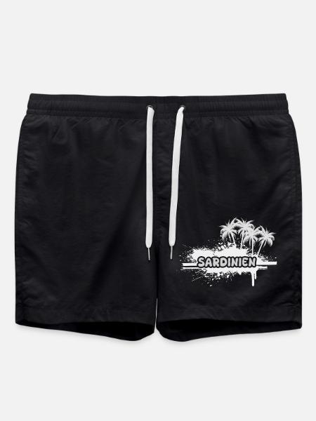 La Sardaigne comme vacances - Short de bain - noir