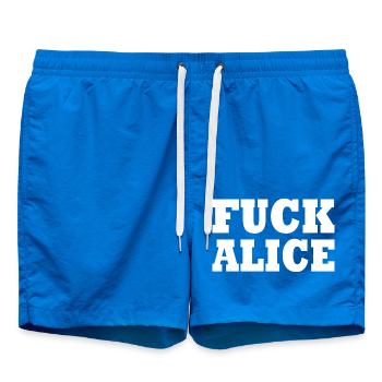 Fuck alice - Badeshorts - Cobalt blue - Vorne